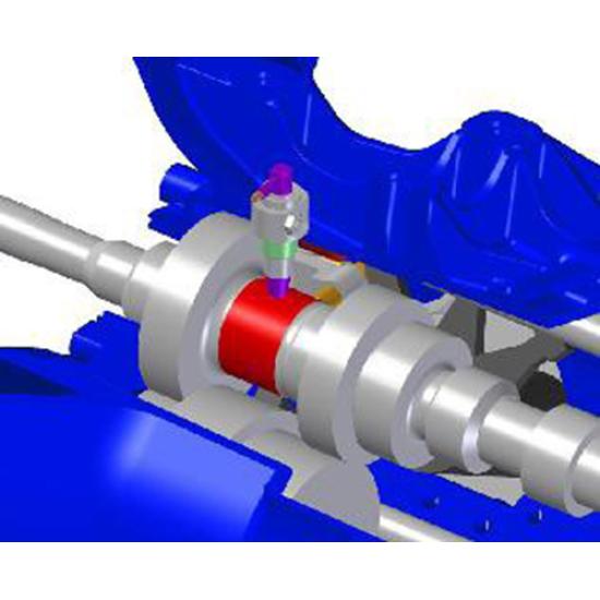 Trasduttore di spostamento induttivo correnti parassite mod. TX