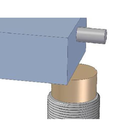 Trasduttore di spostamento induttivo correnti parassite mod. TX